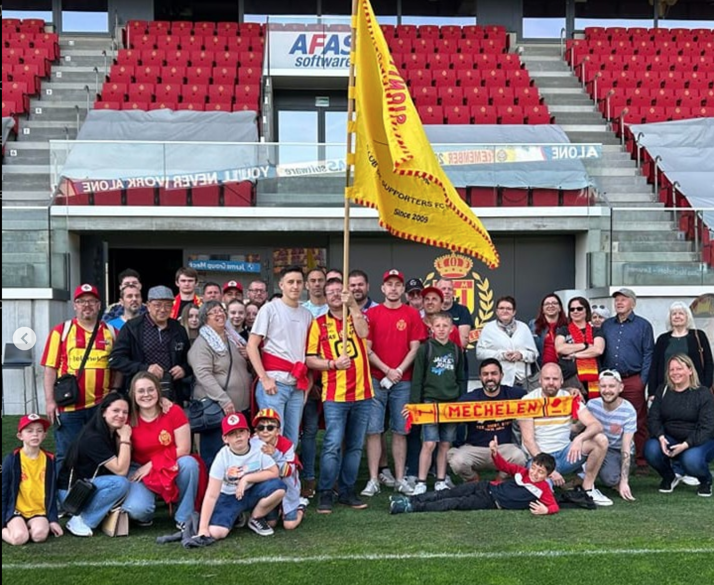 Logo van de supportersclub: Les Wallinois
