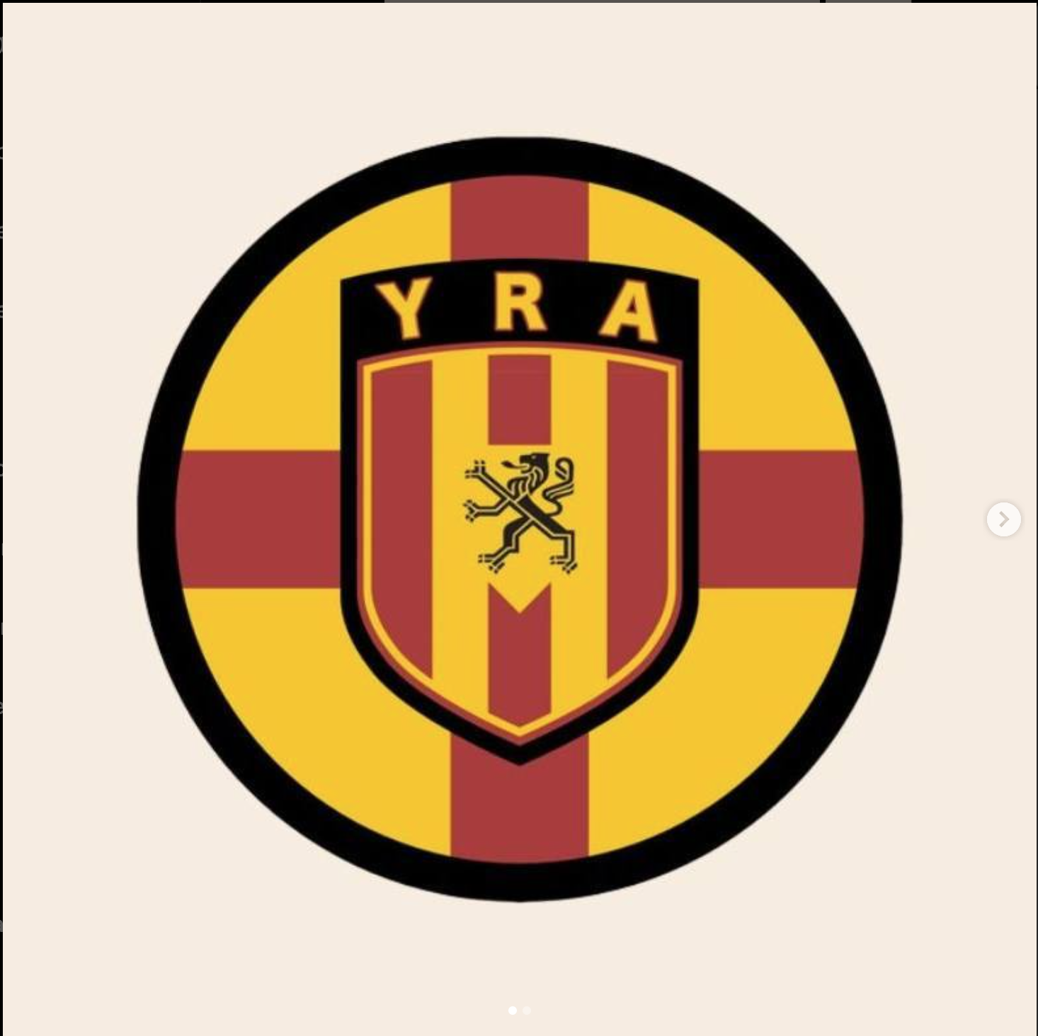 Logo van de supportersclub: Yellow Reds Army